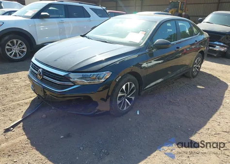 2024 Volkswagen Jetta 1.5T S z USA, uszkodzony, nr VIN 3VW5M7BU5RM005365